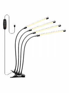 Фитолампа для растений с таймером на прищепке Огонек OG-LDP08W